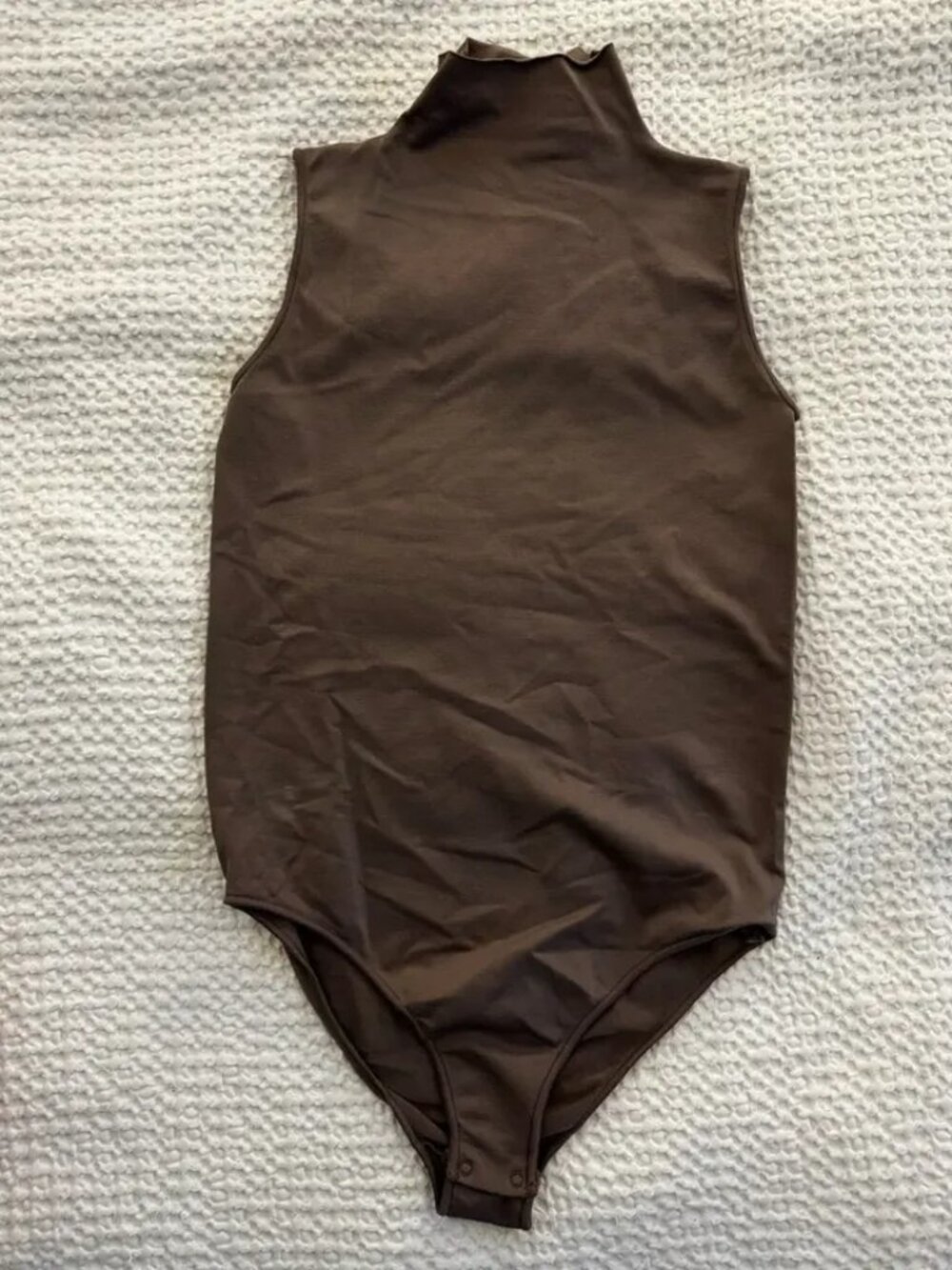 SKIMS essentials mock neck sleeveless bodysuit